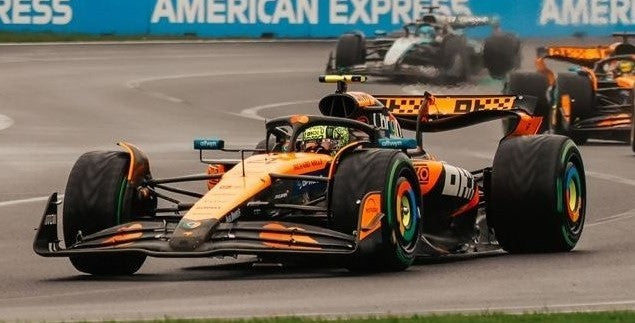 Spark Models F1 McLaren F1 No.4 McLaren Formula 1 Team - Winner Australian GP 2025 - Lando Norris 1/43 Scale