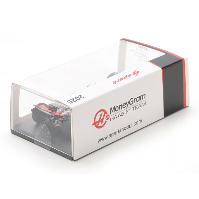 Spark Models F1 Haas VF-25 No.87 MoneyGram Haas F1 Team - US GP 2025 - Oliver Bearman 1/43 Scale Model