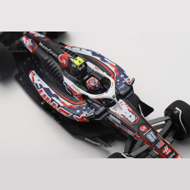 Spark Models F1 Haas VF-25 No.87 MoneyGram Haas F1 Team - US GP 2025 - Oliver Bearman 1/43 Scale Model