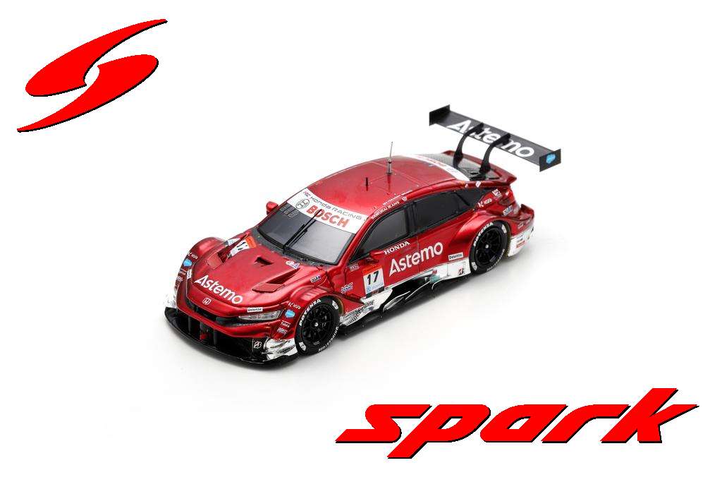 ミニカー Spark STANLEY CIVIC TYPE-R GT500 1/43 Spark Models 1:43 STANLEY CIVIC TYPE R-GT No.100 STANLEY