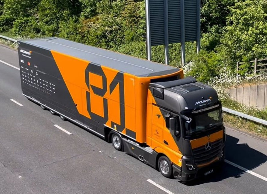 Spark Models F1 Mercedes Actros Truck - McLaren F1 Team 1/43 Scale Model