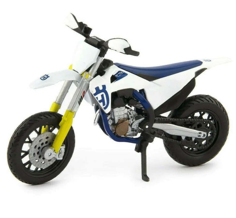 1/18 Scale Bburago Husqvarna FS 450 Supermoto Motorcycle Model Motocross Bike