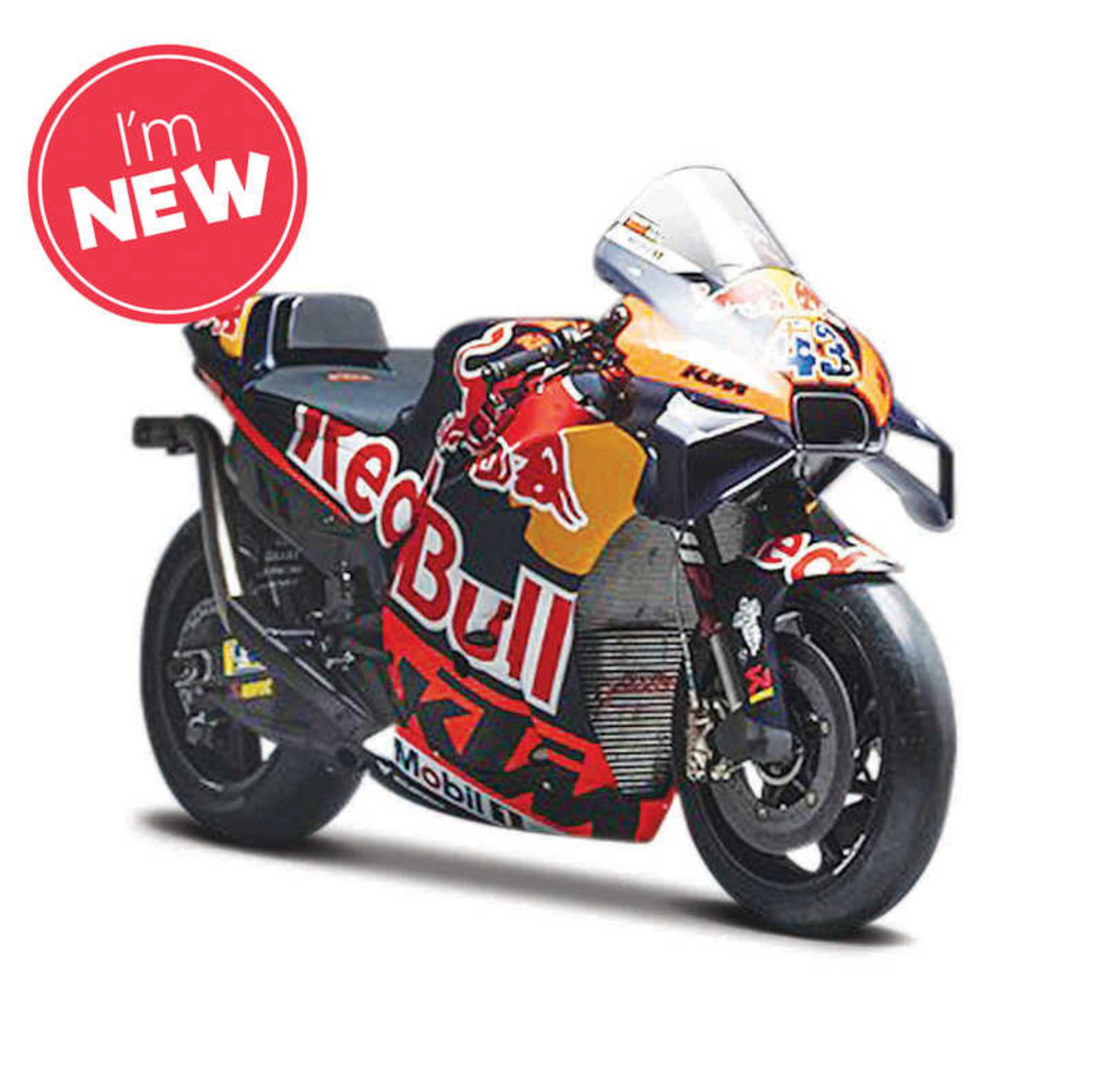 Maisto Motorbike Red Bull KTM Factory 2023 No.43 (Miller) 1/18 Scale Model
