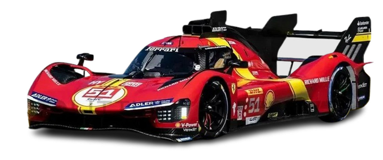 Bburago Ferrari Racing Kit 499P Le Mans Hypercar (#51) 1/24 Scale