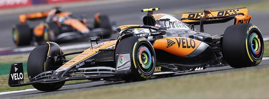 Solido F1 McLaren F1 Team MCL60 Lando Norris 2nd British GP 2023 1/43 Scale