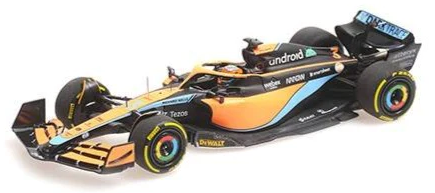 Minichamps F1 McLaren F1 Team MCL36 Daniel Ricciardo Bahrain GP 2022 1/43 Scale