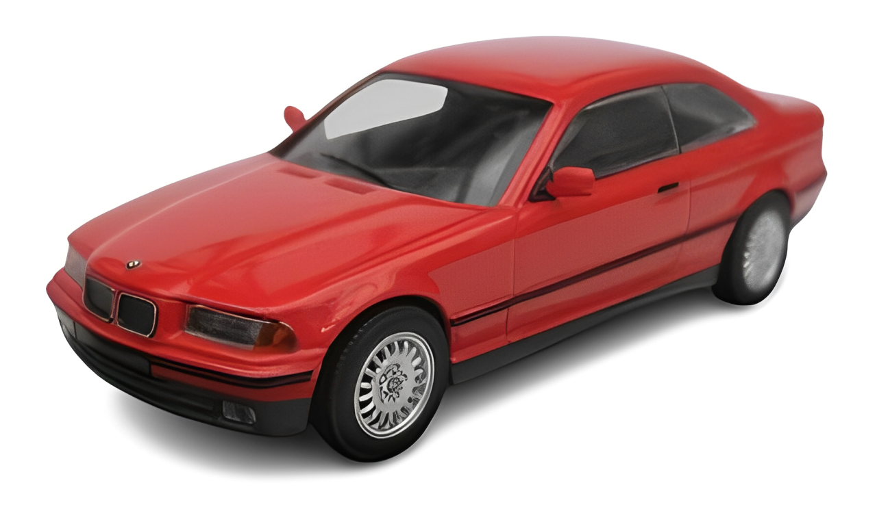 Minichamps BMW 3 Series Coupe 1992 Red 1/43 Scale MIN 940