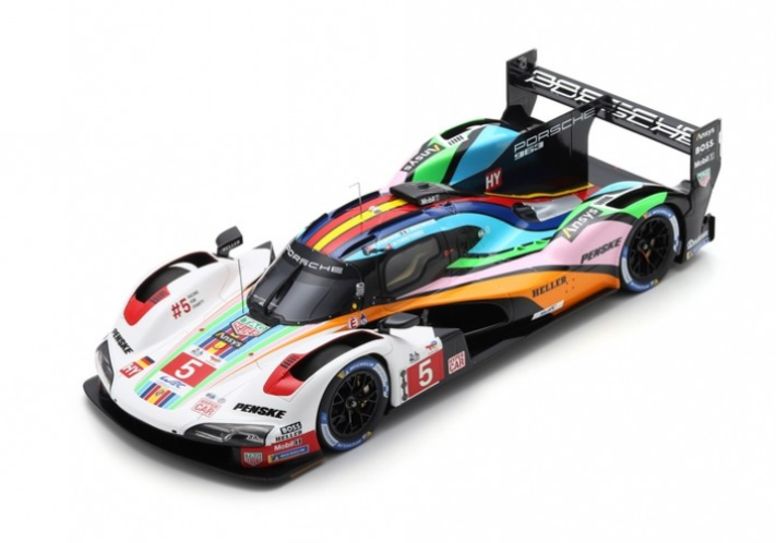 Spark Models Porsche 963 No.5 Porsche Penske Motorsport - Le Mans 24H 2023 - D. Cameron - M. Christensen - F. Makowiecki 1/43 Scale