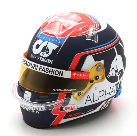 Spark Models F1 Nyck de Vries - AlphaTauri F1 2023 (Bell) Mini Replica Helmet 1/5 Scale