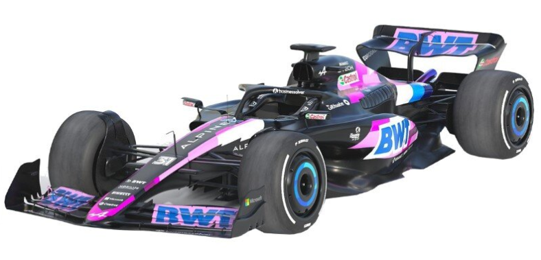 Spark Models F1 BWT Alpine F1 Team A524 No.31 2024-Esteban Ocon 1/64 Model Car Y369