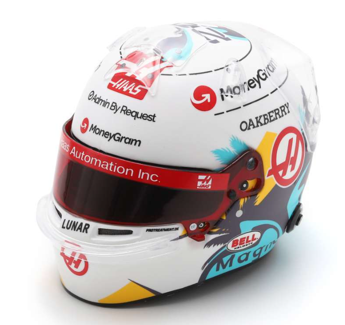 Spark Models 2024 Kevin Magnussen 1/5 Scale Mini Replica Helmet