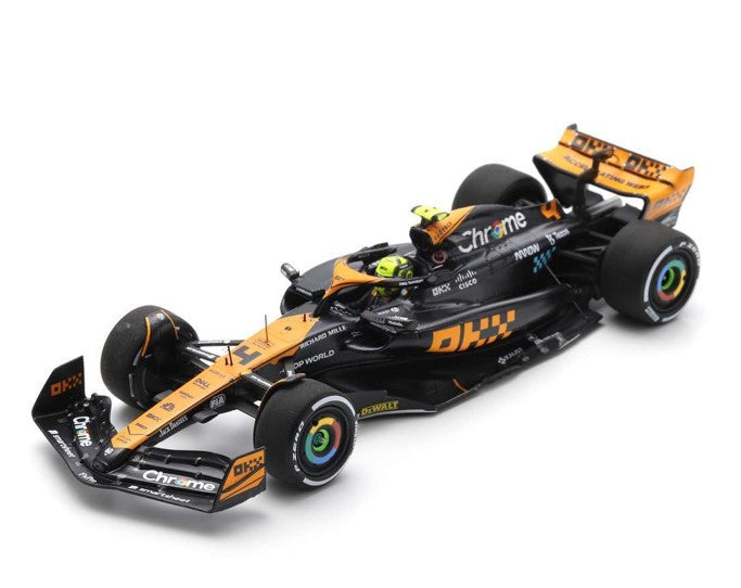 Spark Models F1 McLaren F1 Team MCL60 No.4 McLaren 2nd Japanese GP 2023 - Lando Norris 1/43 Scale