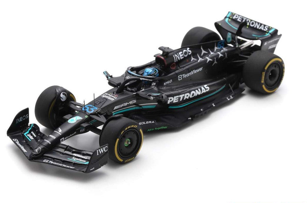 Spark Models F1 Mercedes F1 Team - AMG Petronas F1 W14 E Performance No.63 Mercedes-AMG Petronas Formula One Team 5th British GP 2023 - George Russell 1/43 Scale Model