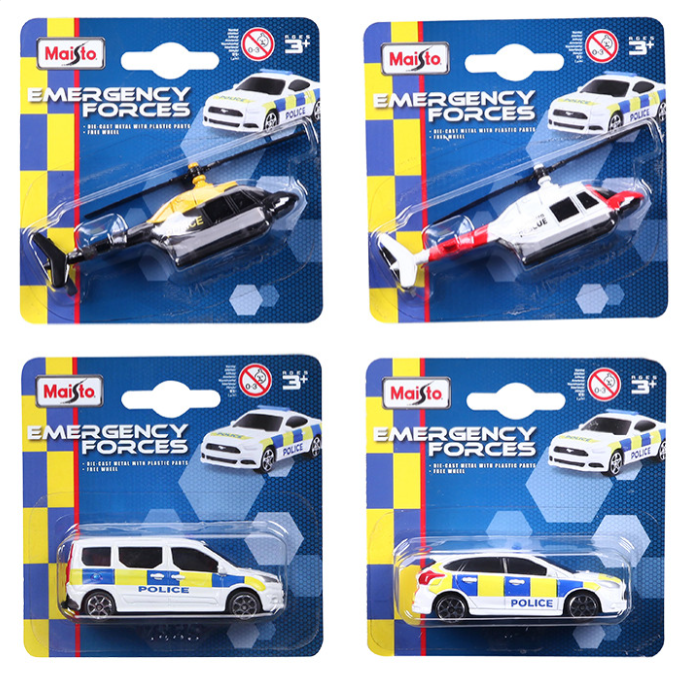 Maisto Fresh Metal 3 Inch Emergency Police Assortment (Blister, 1 Random Vehicle)