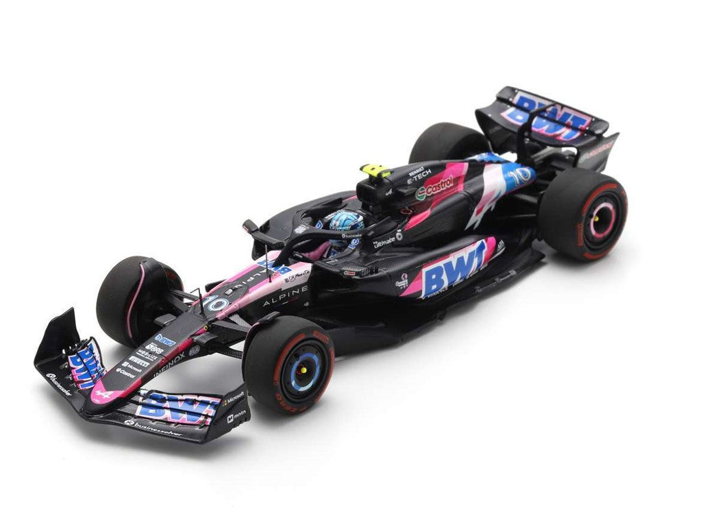 Spark Models F1 BWT Alpine F1 Team A524 No.10 Bahrain GP 2024 - Pierre Gasly 1/43 Scale