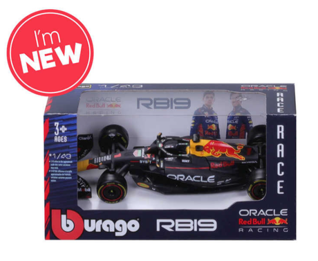 Bburago F1 Red Bull Racing F1 Team RB19 2023 - Sergio Perez 1/43 Scale