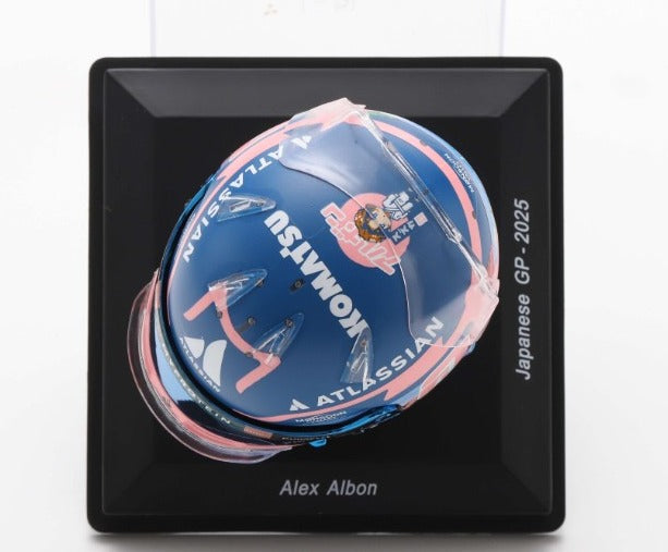 Spark Models Williams Racing - Alexander Albon - Japanese GP 2025 Mini Replica Helmet 1/5 Scale