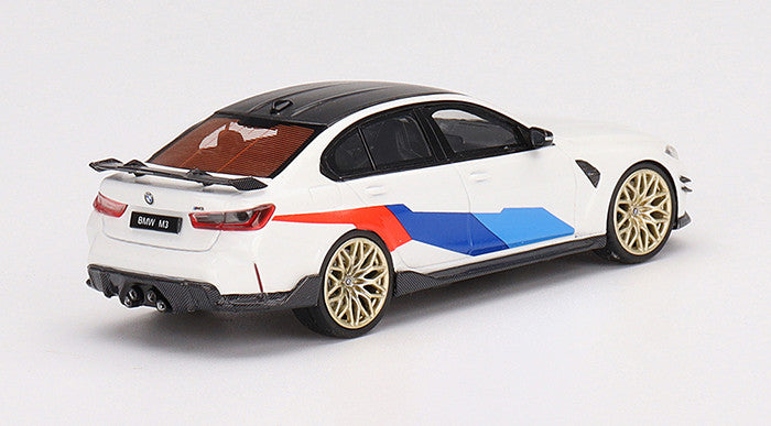 TSM BMW M3 M-Performance (G80) Alpine White 1/43 Scale Model Car