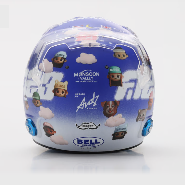 Spark Models F1 Williams Racing - Alexander Albon - British GP 2025 Mini Replica Helmet 1/5 Scale Model