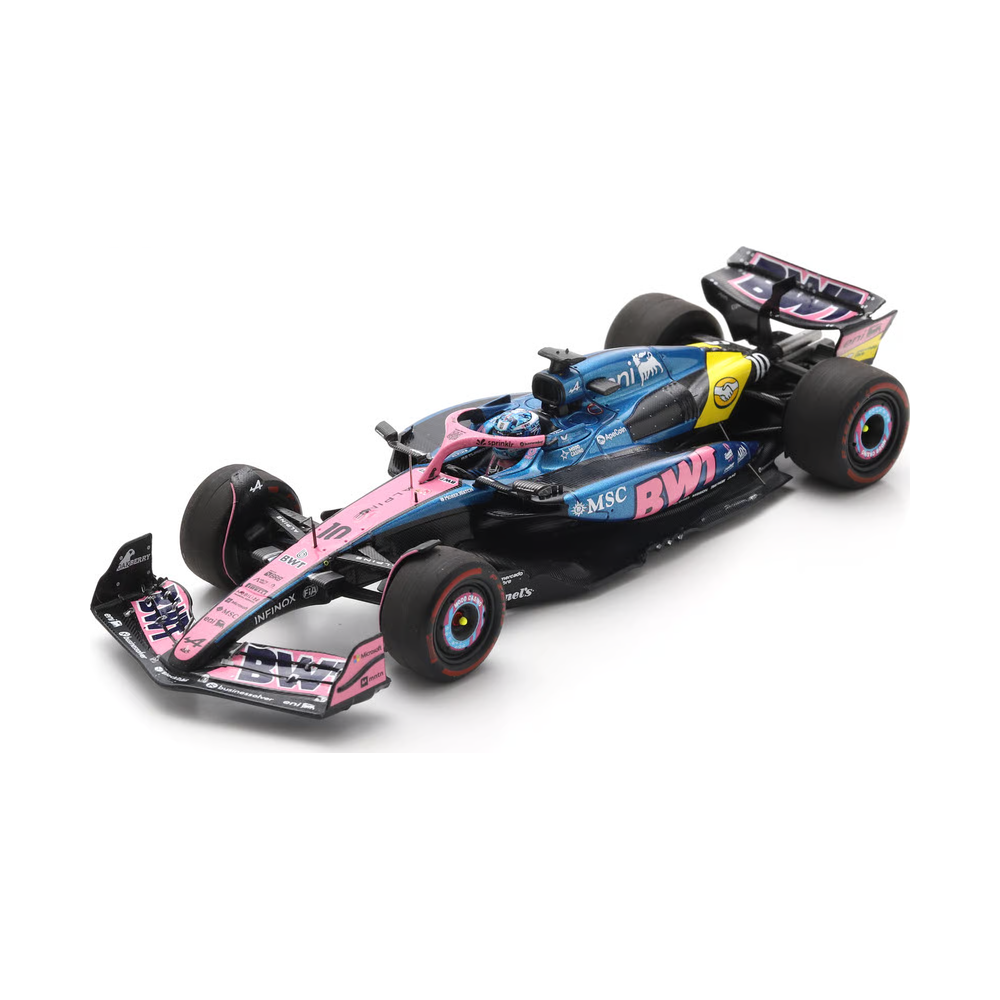 Spark Models F1 Alpine A525 No.10 BWT Alpine F1 Team - US GP 2025 - Pierre Gasly 1/43 Scale Model