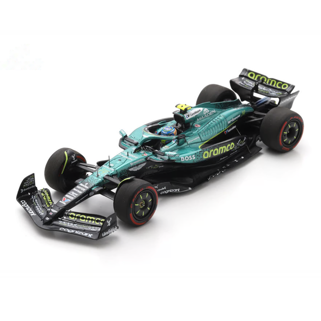 Spark Models F1 Aston Martin F1 AMR25 No.14 Aston Martin Aramco F1 Team - US GP 2025 - Fernando Alonso 1/43 Scale Model