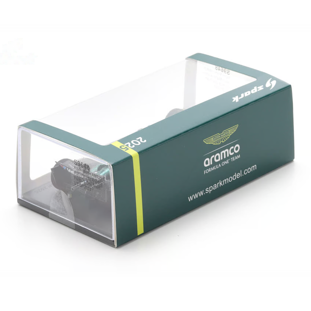 Spark Models F1 Aston Martin F1 AMR25 No.14 Aston Martin Aramco F1 Team - US GP 2025 - Fernando Alonso 1/43 Scale Model