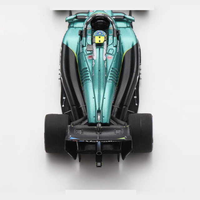 Spark Models F1 Aston Martin F1 Team AMR25 No.14 Aston Martin Aramco 5th Hungarian GP 2025 Fernando Alonso 1/43 Scale Model