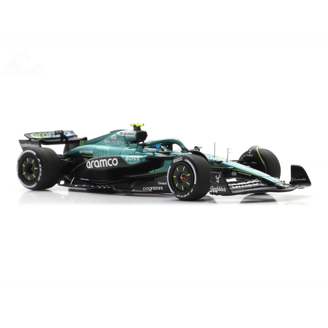 Spark Models F1 Aston Martin F1 Team AMR25 No.14 Aston Martin Aramco 5th Hungarian GP 2025 Fernando Alonso 1/43 Scale Model