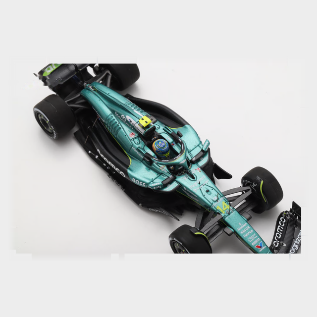 Spark Models F1 Aston Martin F1 Team AMR25 No.14 Aston Martin Aramco 5th Hungarian GP 2025 Fernando Alonso 1/43 Scale Model