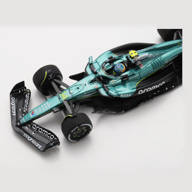 Spark Models F1 Aston Martin F1 Team AMR25 No.14 Aston Martin Aramco 5th Hungarian GP 2025 Fernando Alonso 1/43 Scale Model