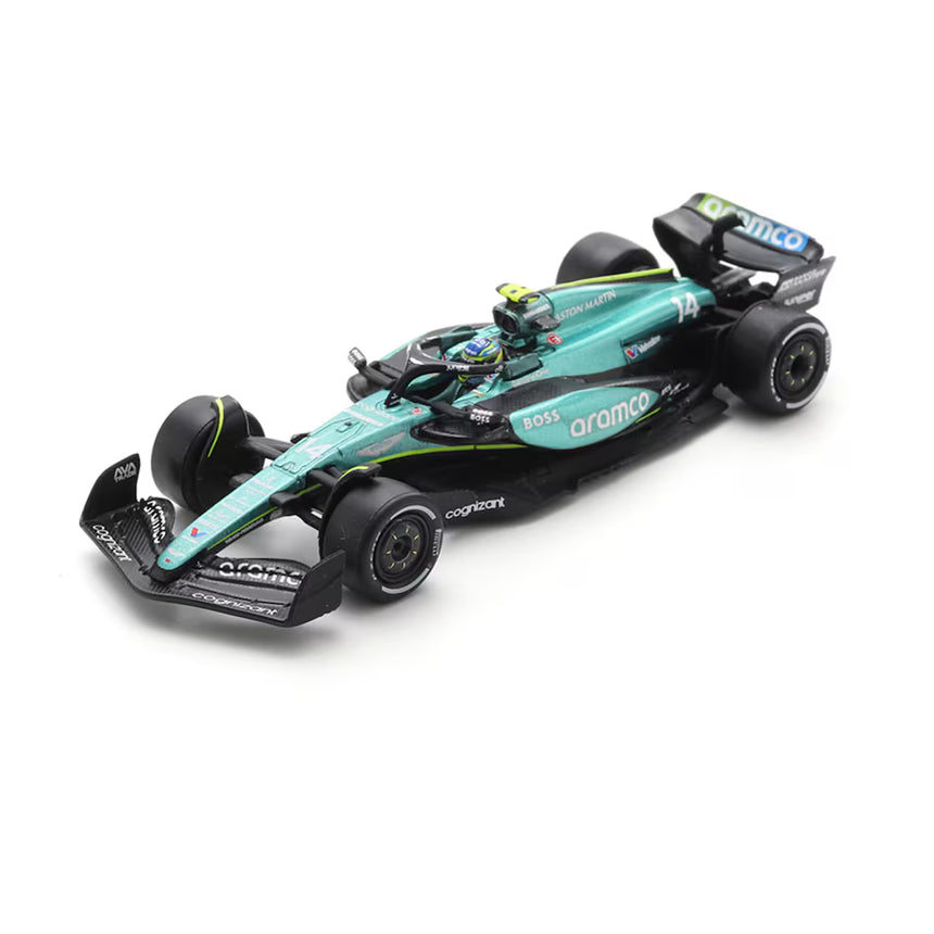 Spark Models F1 Aston Martin F1 Team AMR24 No.14 2024-Fernando Alonso 1/64 Model Car Y380