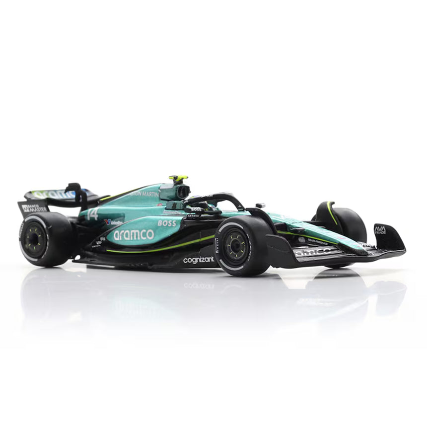 Spark Models F1 Aston Martin F1 Team AMR24 No.14 2024-Fernando Alonso 1/64 Model Car Y380
