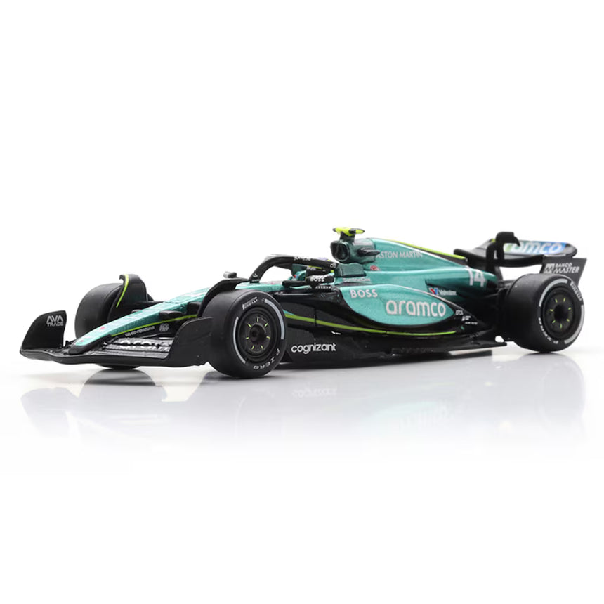 Spark Models F1 Aston Martin F1 Team AMR24 No.14 2024-Fernando Alonso 1/64 Model Car Y380