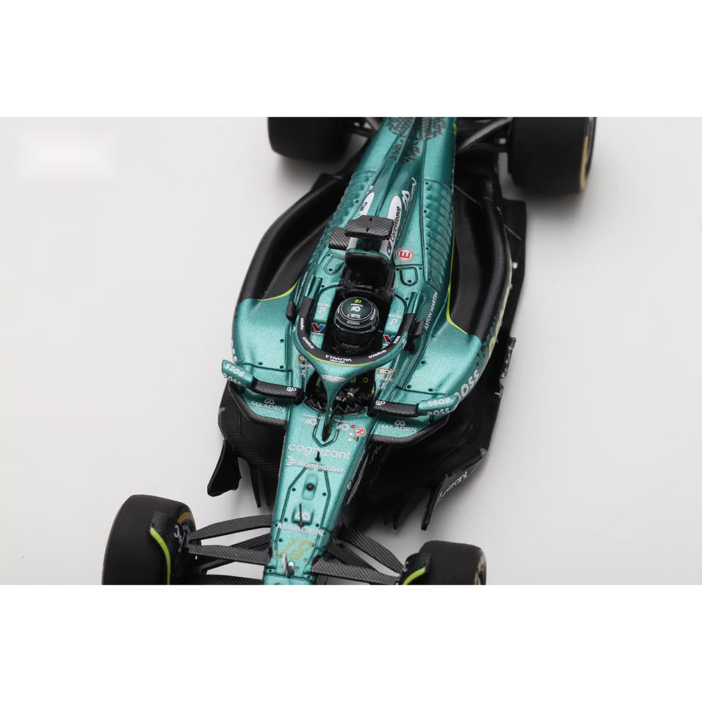 Spark Models F1 Aston Martin F1 AMR25 No.18 Aston Martin Aramco F1 Team - US GP 2025 - Lance Stroll 1/43 Scale Model