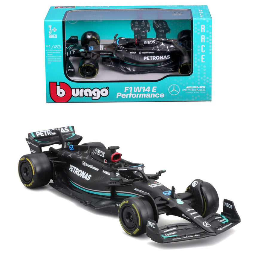 Bburago F1 Mercedes-AMG PETRONAS W14 2023 - George Russell 1/43 Scale