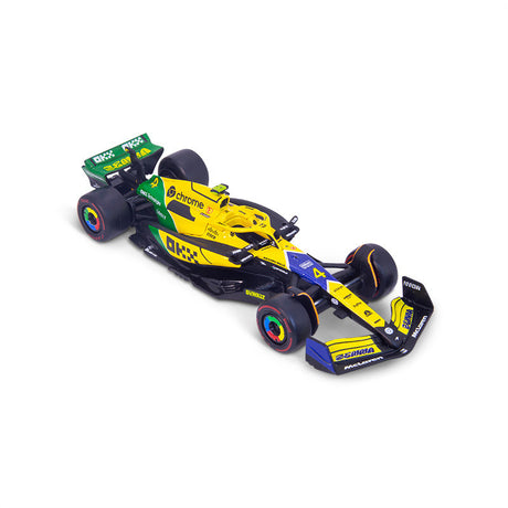 Bburago F1 McLaren F1 MCL38 2024 No.4 - Lando Norris Senna Livery 1/43 Scale