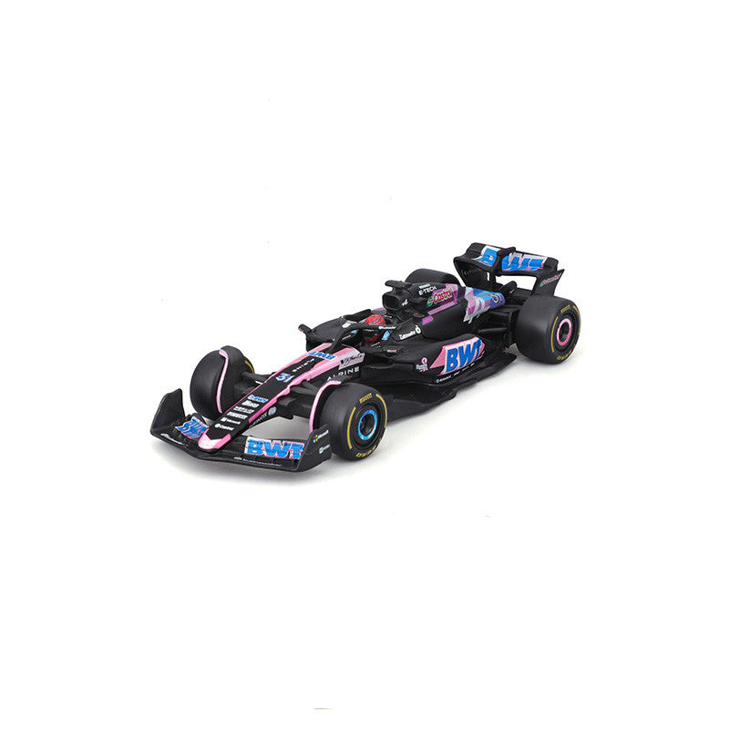 Bburago F1 BWT Alpine F1 Team A524 2024 With Helmet - Esteban Ocon 1/43 Scale