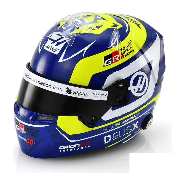 Spark Models F1 TGR Haas F1 Team - Ollie Bearman - 2026 1/5 Scale Mini Replica Helmet