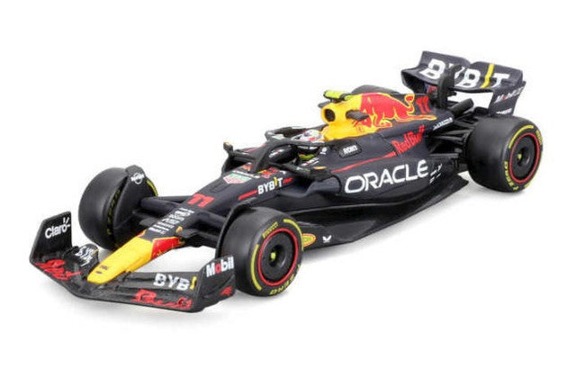 Bburago F1 Red Bull Racing RB19 2023 - Max Verstappen With Helmet 1/43 Scale