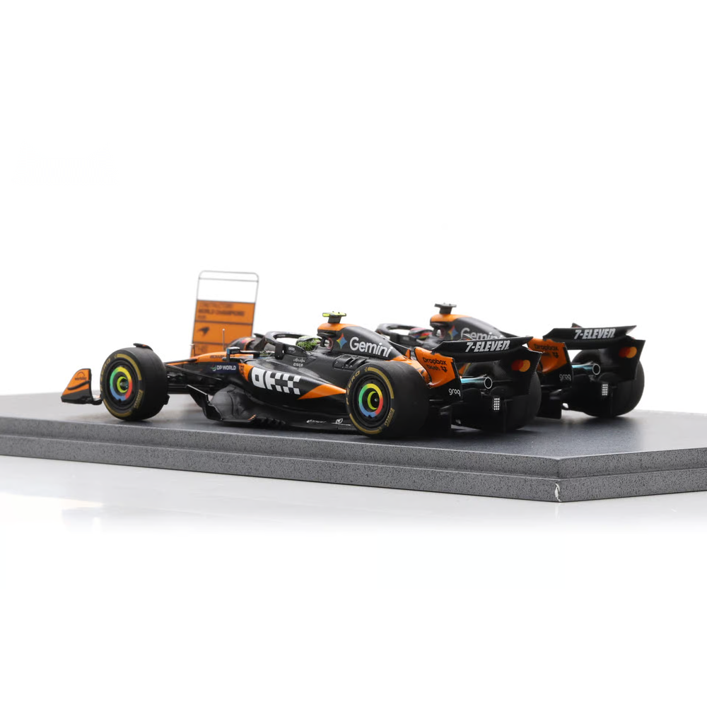 Spark F1 McLaren MCL39 No.4 & No.81 Formula 1 Constructors' Champion 2025 - Lando Norris & Oscar Piastri 1/43 Scale Model