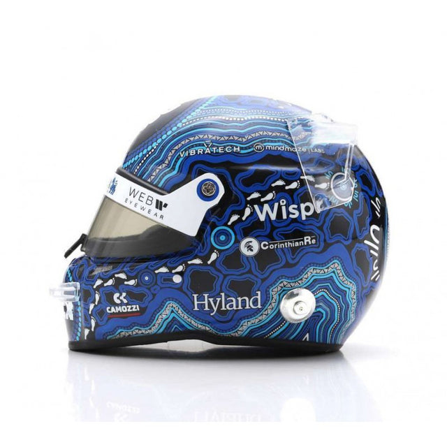 Spark Models F1 Alfa Romeo F1 Team Stake - Valtteri Bottas Australian GP 2023 1/5 Scale Mini Replica Helmet