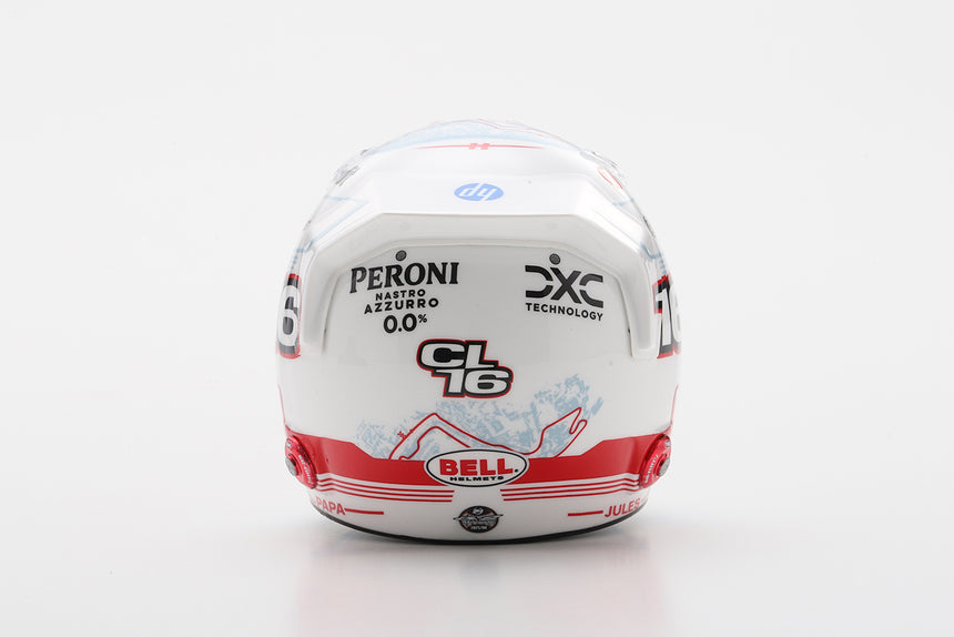 LookSmart F1 Charles Leclerc - Monaco GP 2025 - 2nd Place Mini Replica Helmet 1/5 Scale