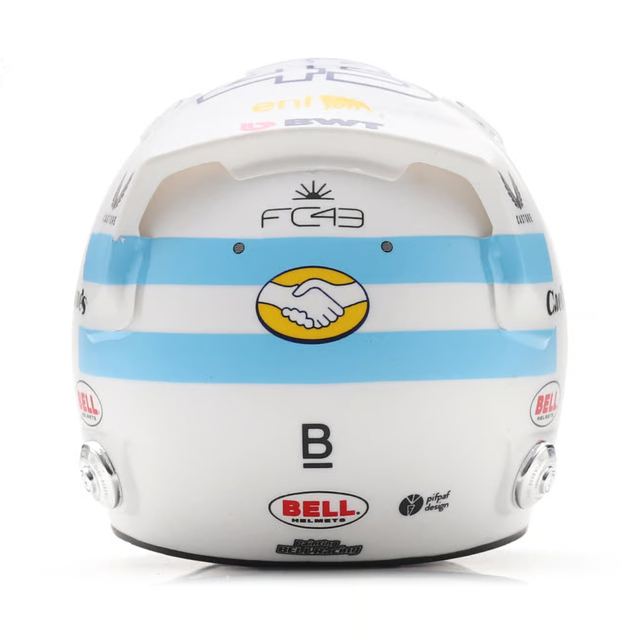 Spark Models F1 BWT Alpine F1 Team - Franco Colapinto - US GP 2025 1/5 Scale Mini Replica Helmet