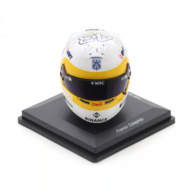 Spark Models F1 BWT Alpine F1 Team - Franco Colapinto - US GP 2025 1/5 Scale Mini Replica Helmet
