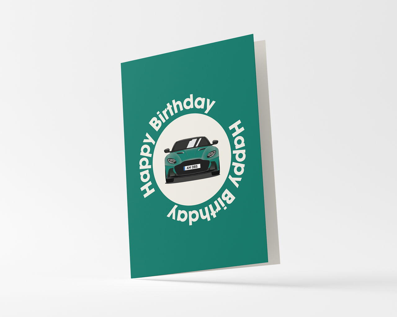 Aston Martin DBS Birthday Card