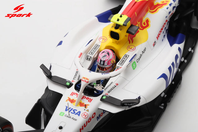 Spark Models F1 Racing Bulls VCARB 02 No.30 Visa Cash App Racing Bulls F1 Team 2025 - Liam Lawson - Japanese GP 2025 1/18 Scale Model