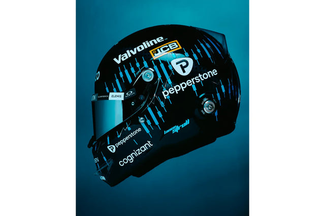 Spark Models F1 Aston Martin Aramco F1 Team - Lance Stroll - 2026 1/5 Scale Mini Replica Helmet