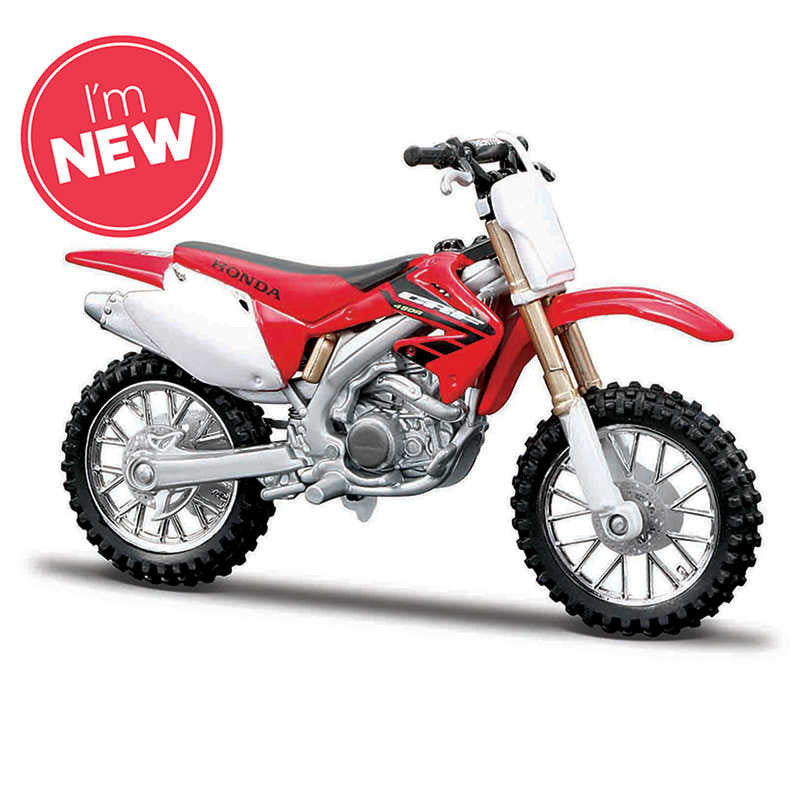 Bburago Motorbike Honda CRF450 1/18 Scale