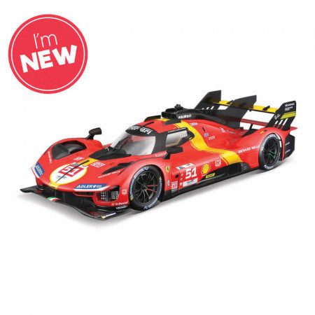 Bburago Ferrari Racing 499P Le Mans Hypercar No.51 1/43 Scale