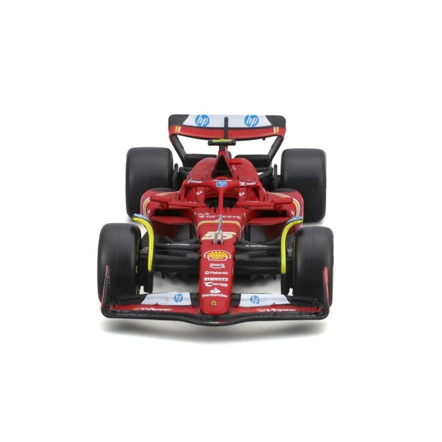 Bburago F1 2024 Ferrari F1 Team SF-24 Two Pack Charles Leclerc and Carlos Sainz 1/43 Scale Model